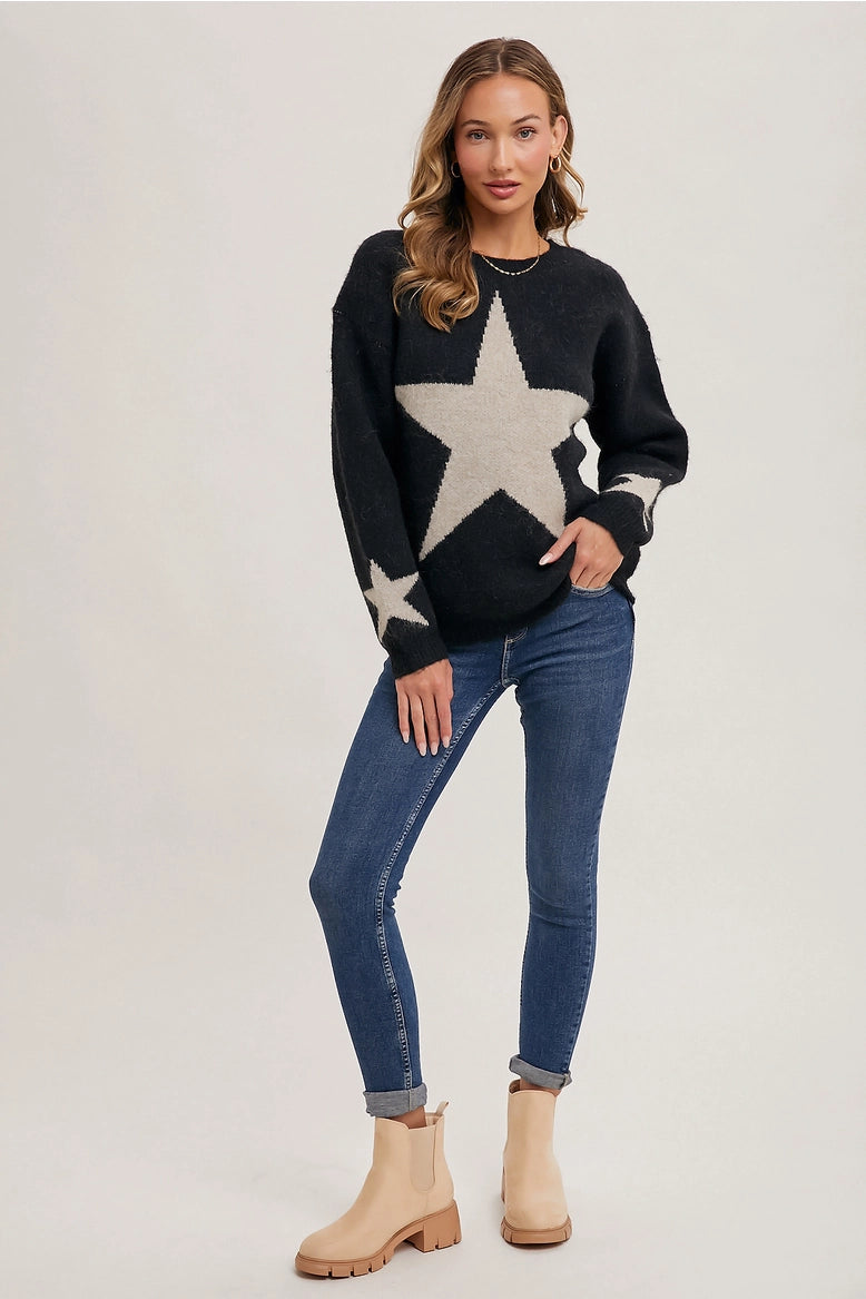 Star Pullover Sweater