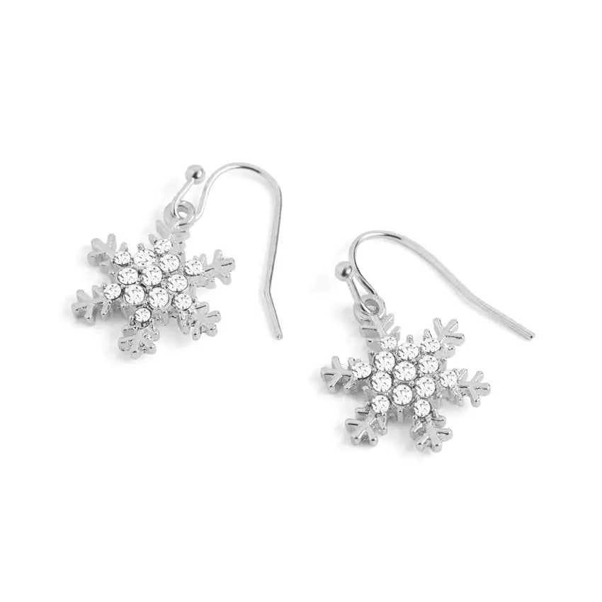 Snowflake Christmas Earrings