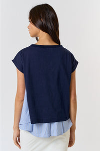 Layered Cap Sleeve Top