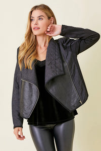 Drape Quilting Jacket