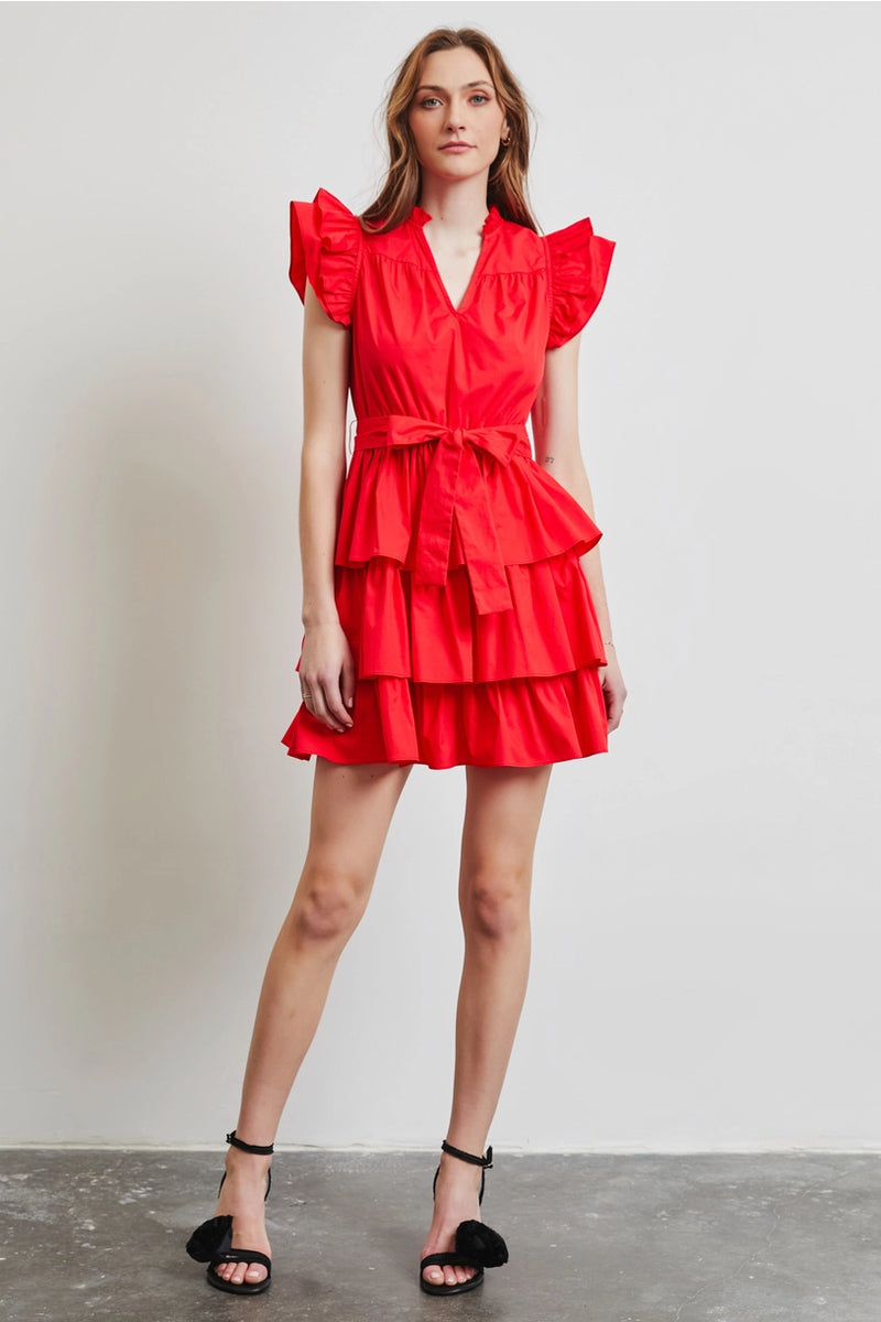 Tiered Ruffle Skirt Dress