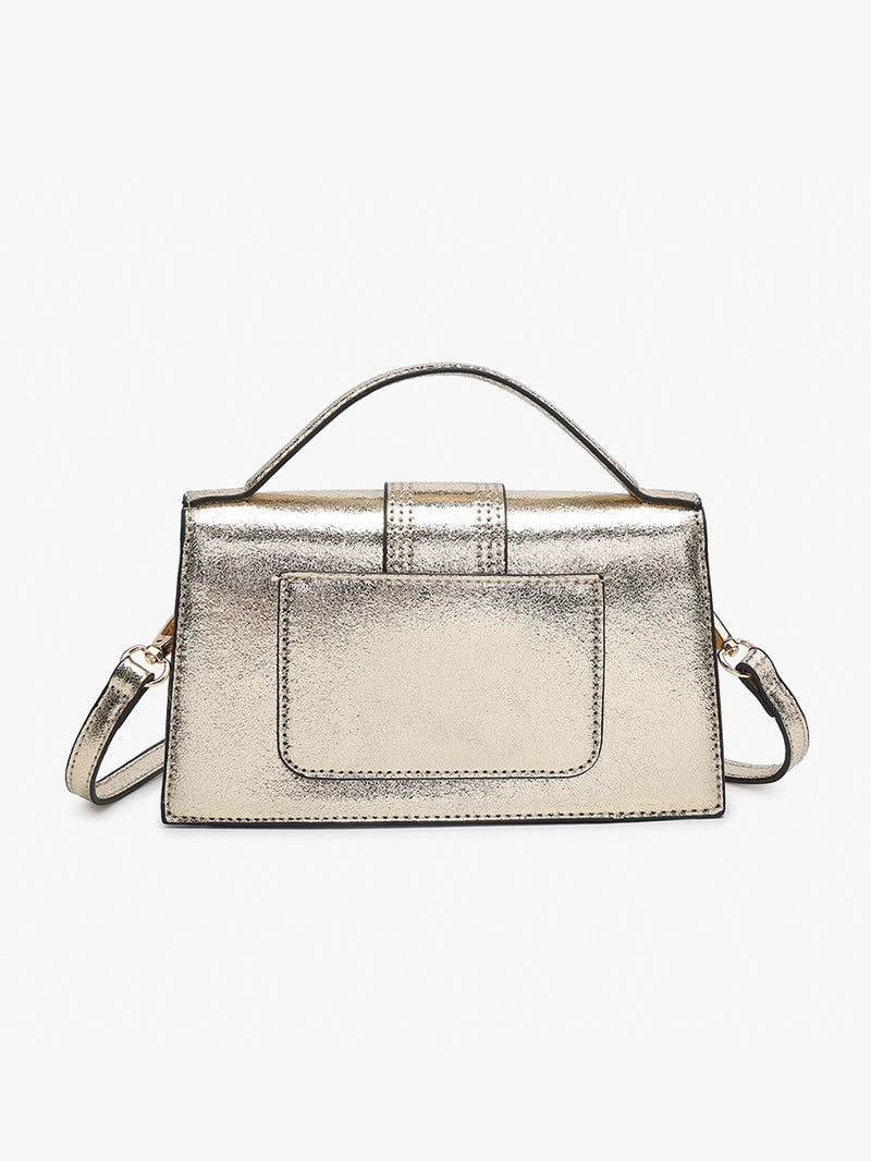 Capri Metallic Satchel