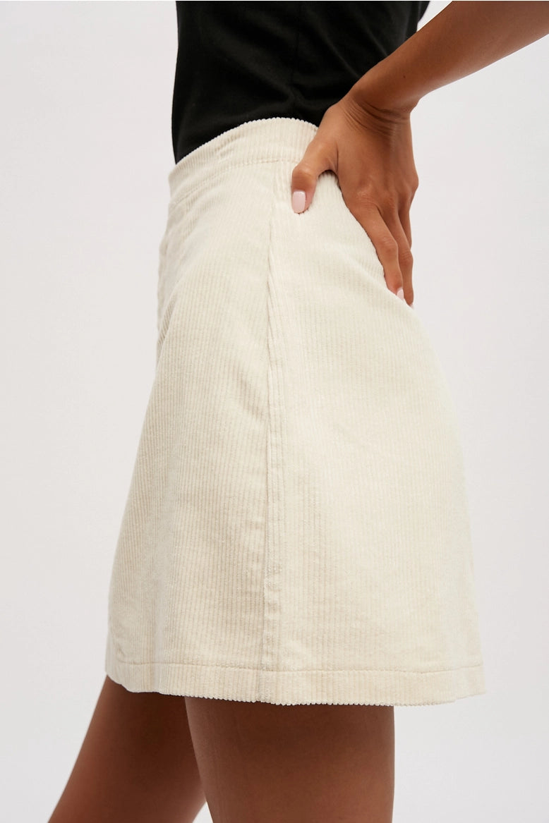 Corduroy Mini Skirt