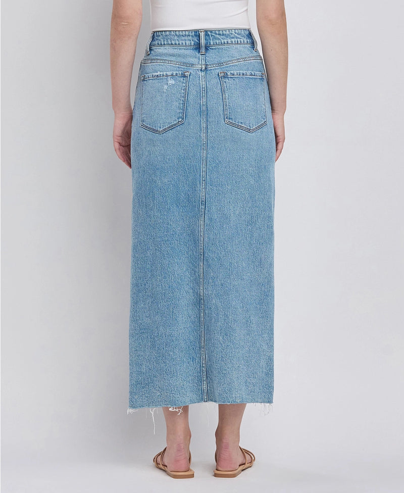 Denim Maxi Skirt