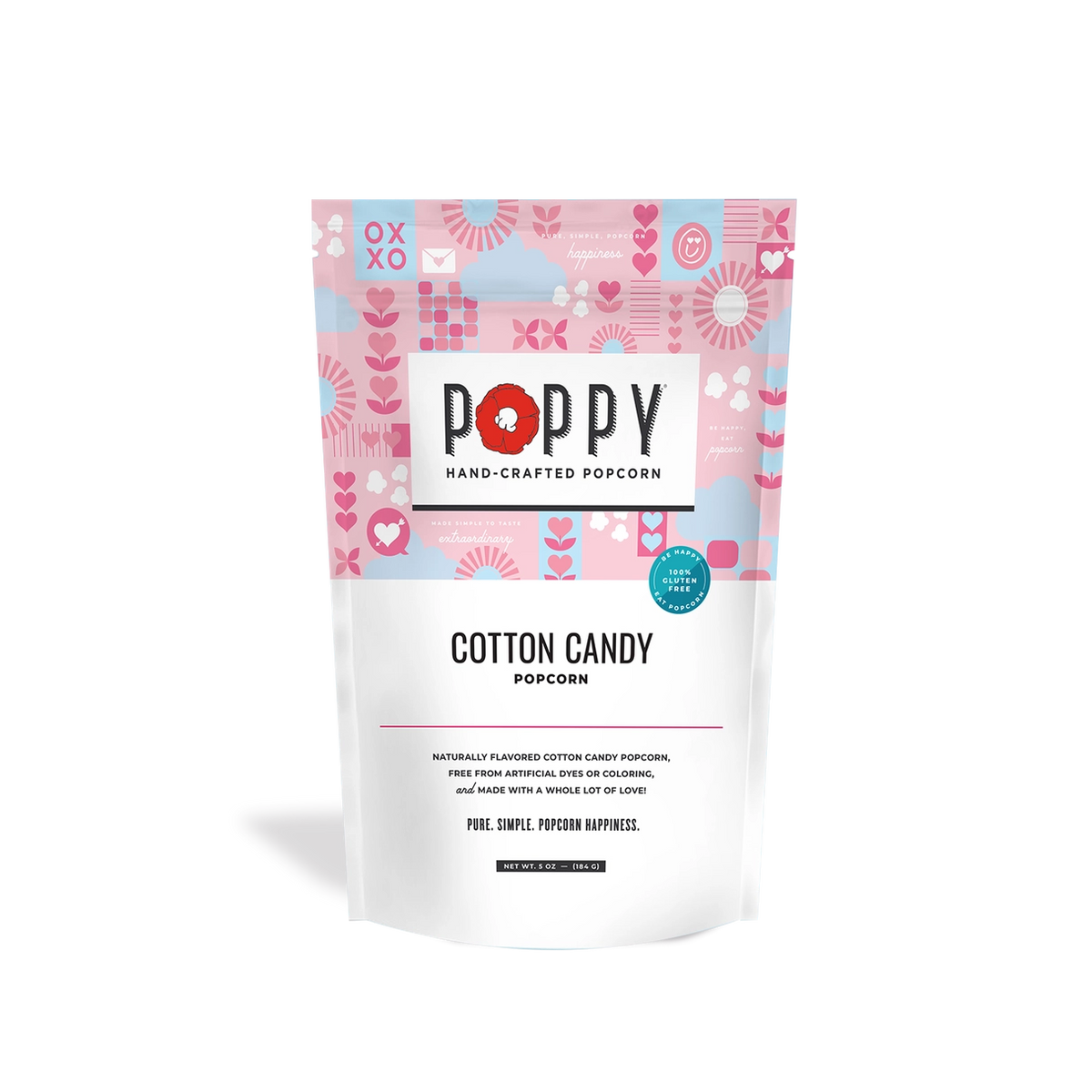 Valentine Cotton Candy Popcorn