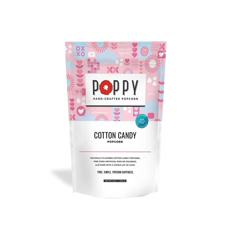 Valentine Cotton Candy Popcorn