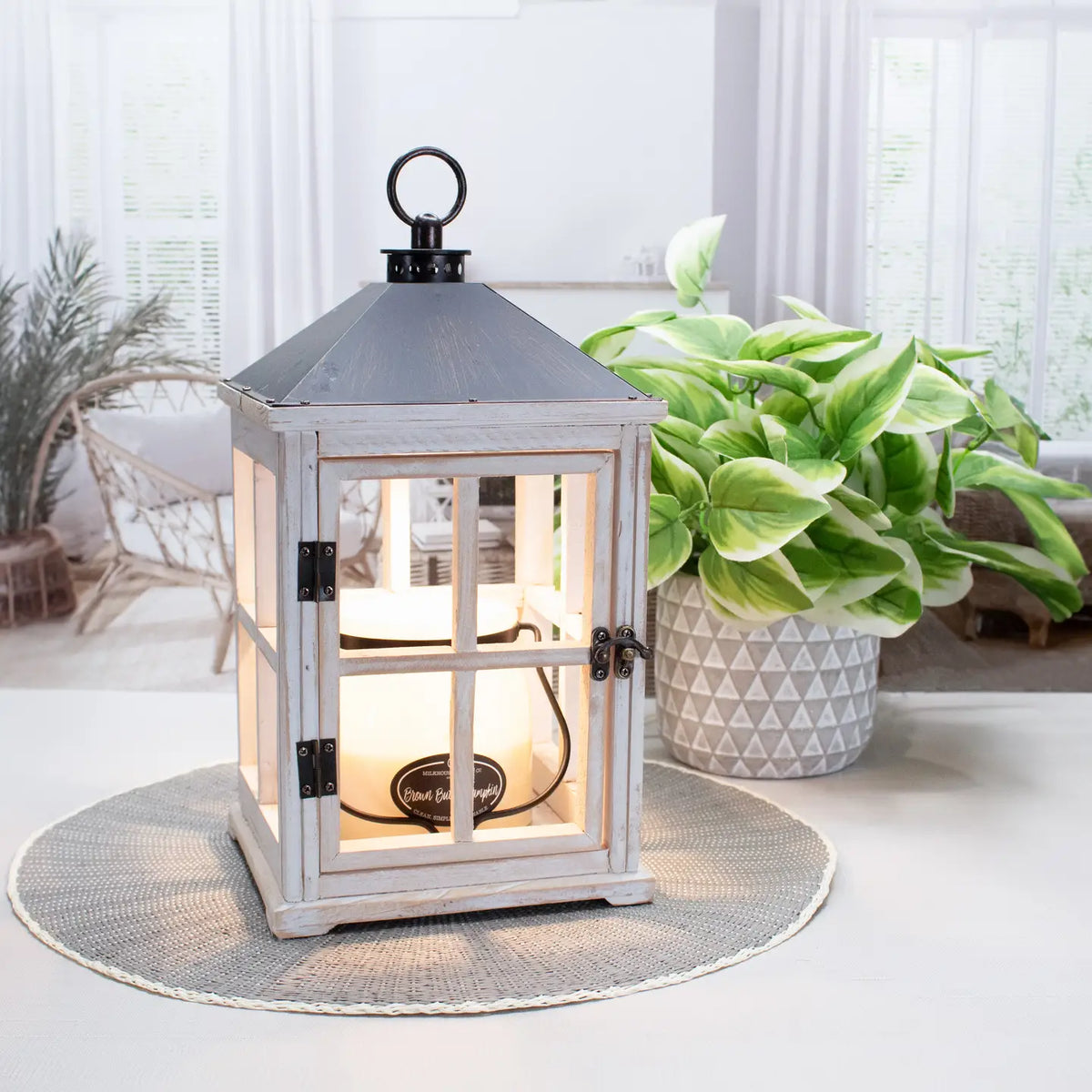 Weathered Wood Candle Warmer