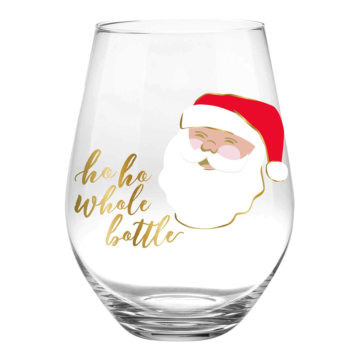 Christmas Jumbo Wine Glass