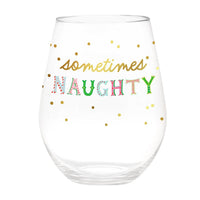 Christmas Jumbo Wine Glass