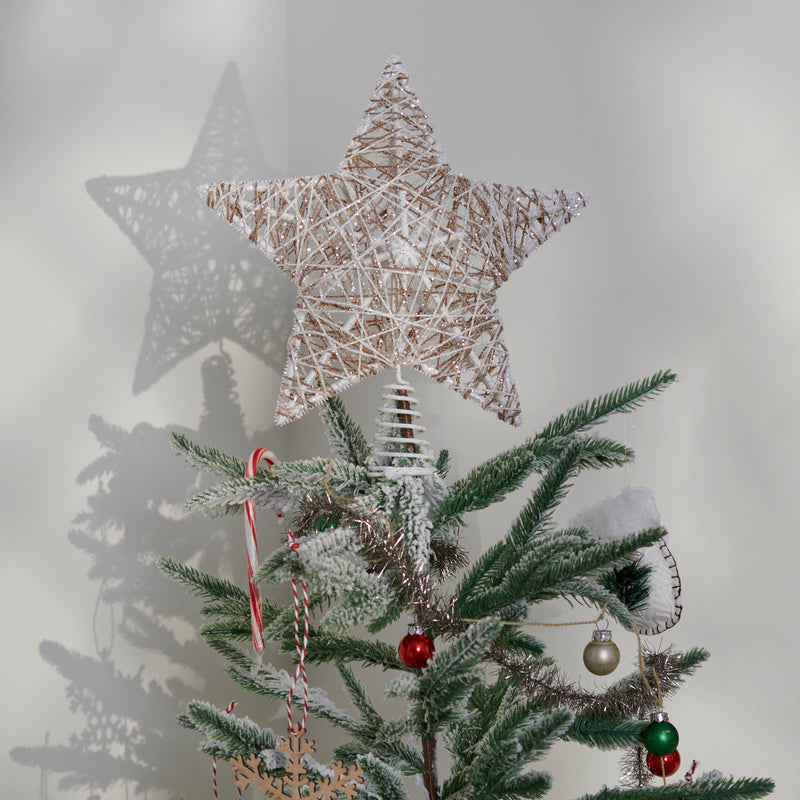 Glitter Star Tree Topper