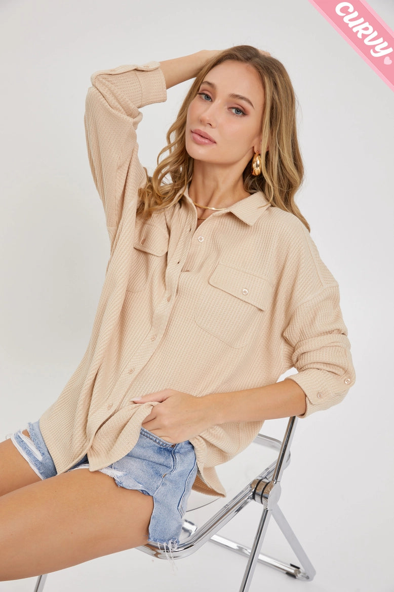 Button Down Oversize Shirt