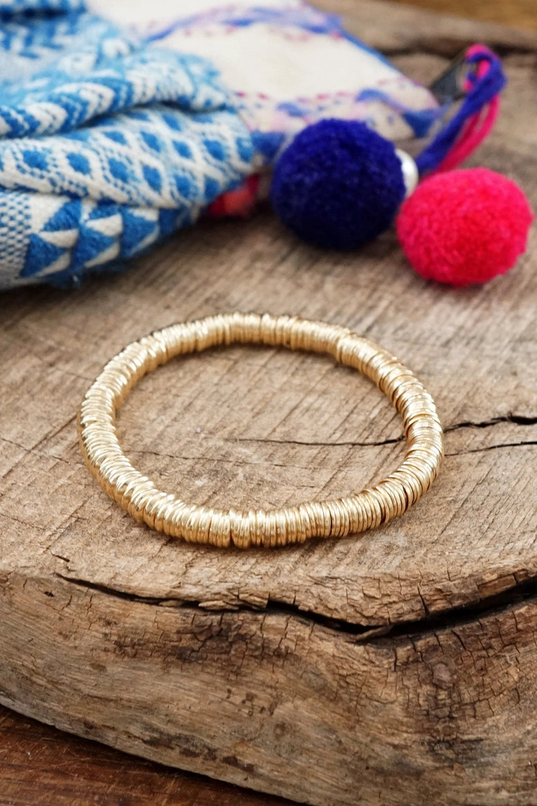 Boho Beaded Stretchy Bracelet