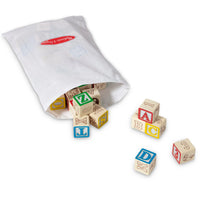 Wooden ABC 123 Blocks