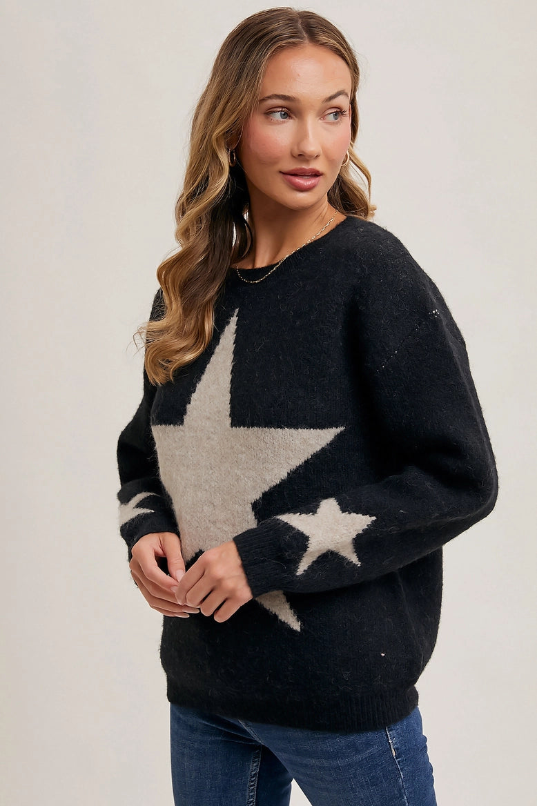 Star Pullover Sweater