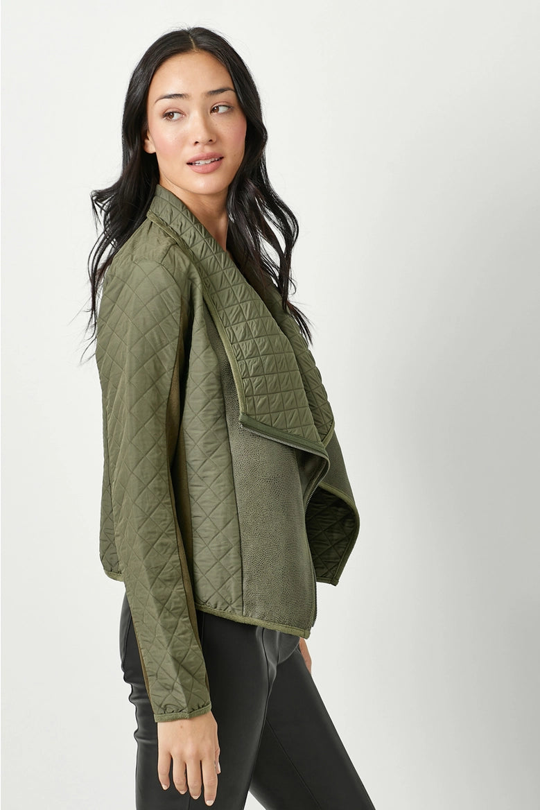 Drape Quilting Jacket