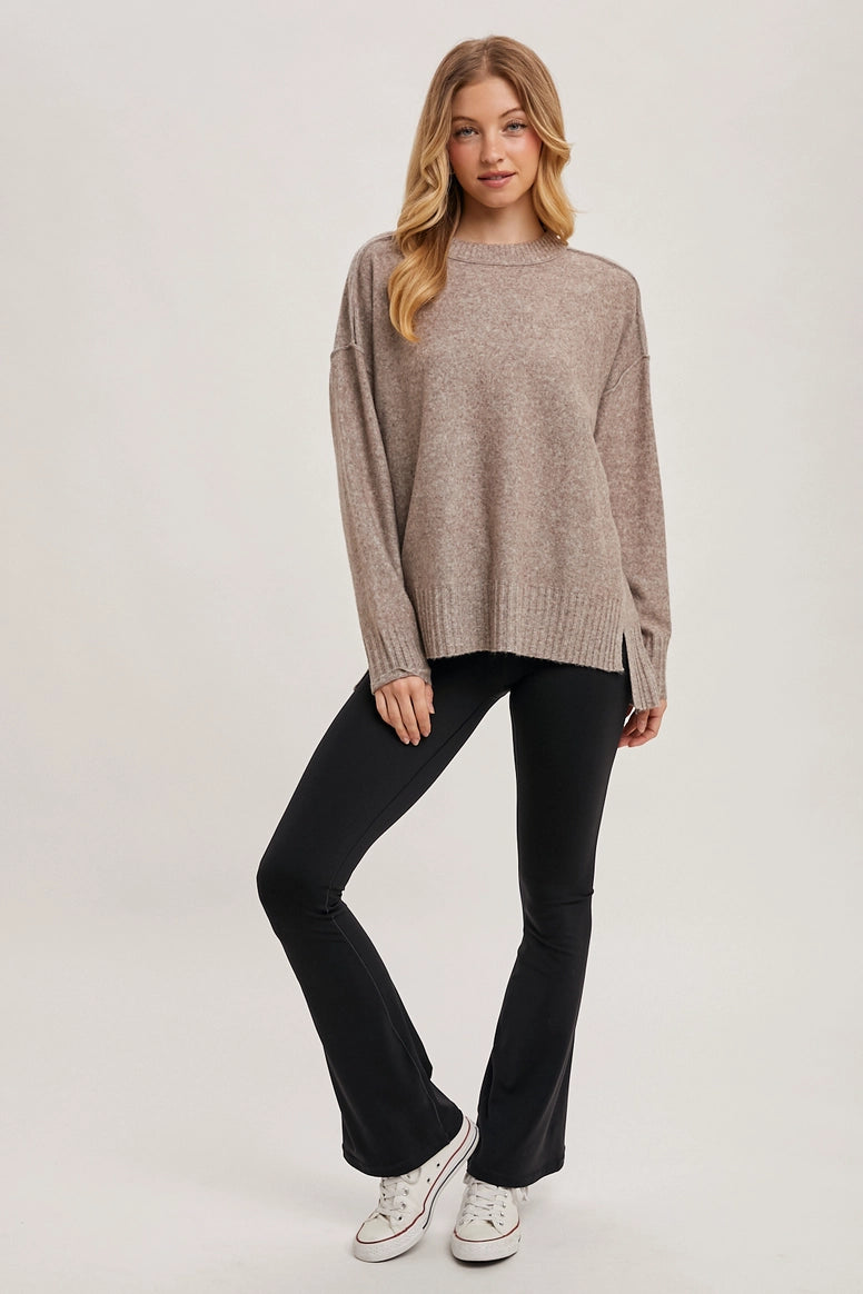 Crew Neck Pullover Sweater