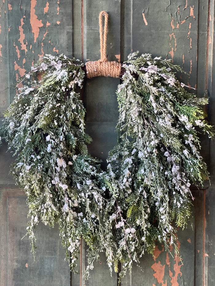 Prismatic Greens Wreath