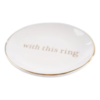 With This Ring Trinket Tray