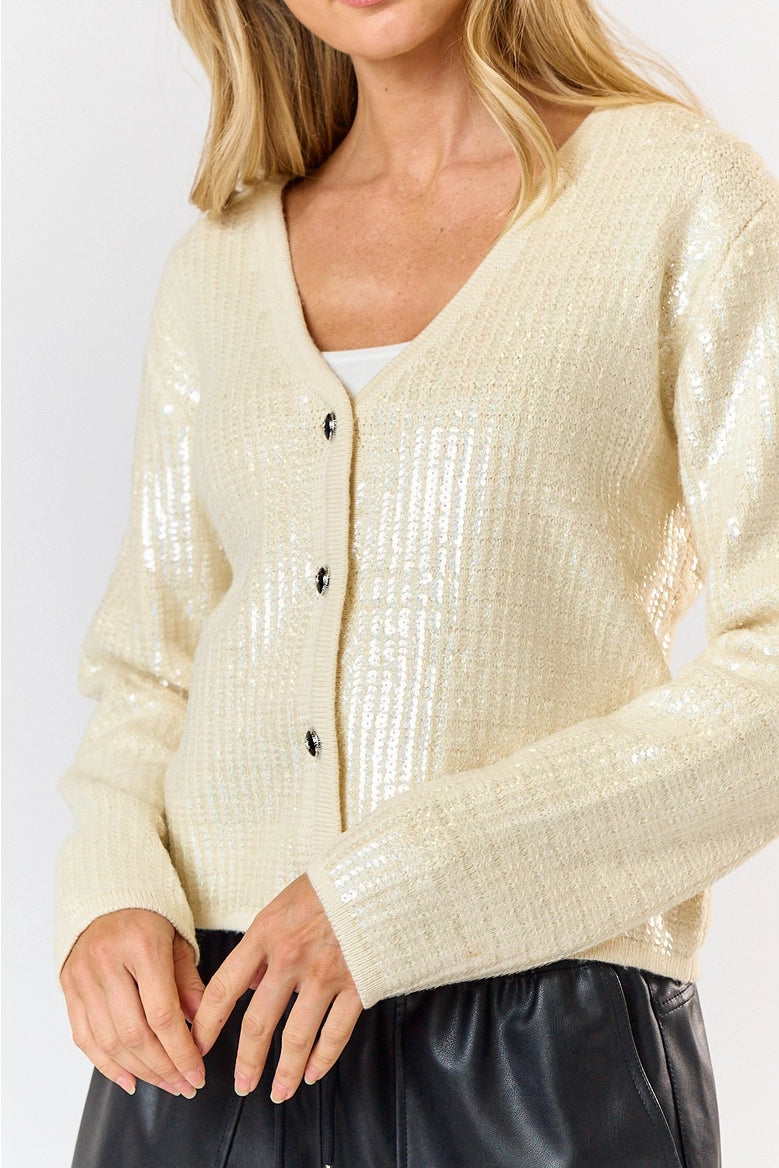 Sequin Cardigan