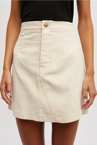 Corduroy Mini Skirt