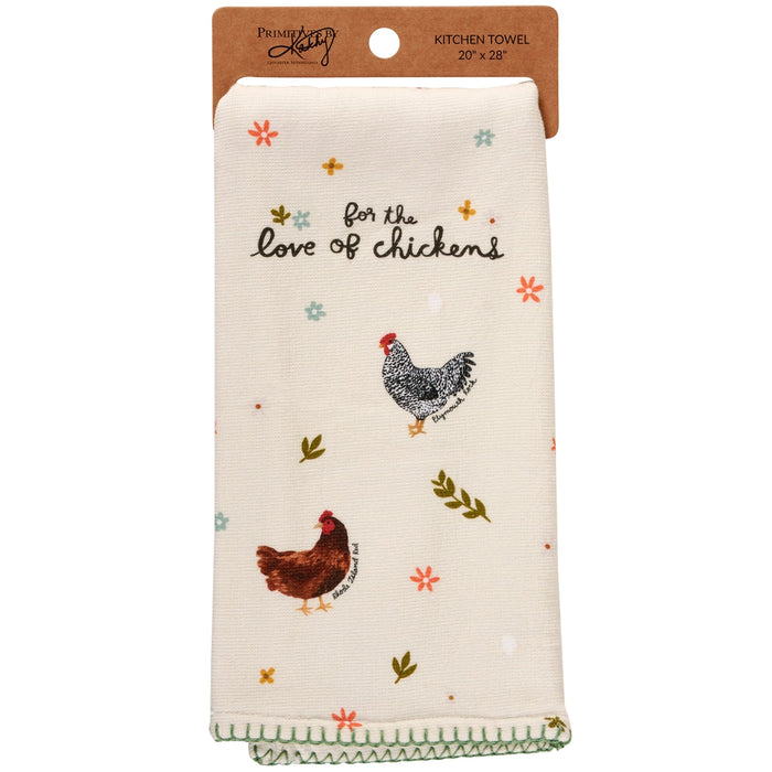 Love of Chickens Kitchen Towel