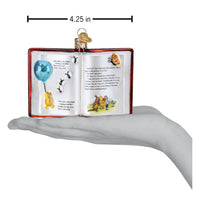 Pooh Book Ornament