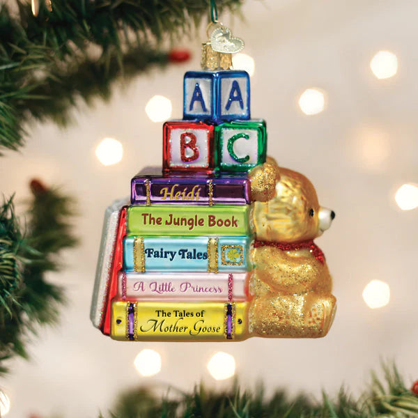 Childrens Books Ornament