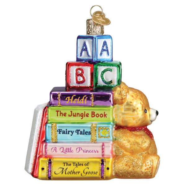 Childrens Books Ornament