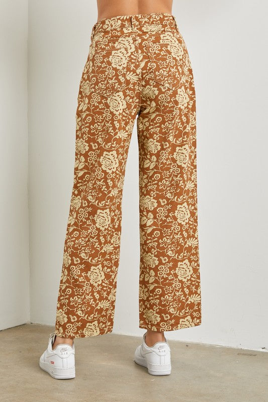 Floral Print Pants