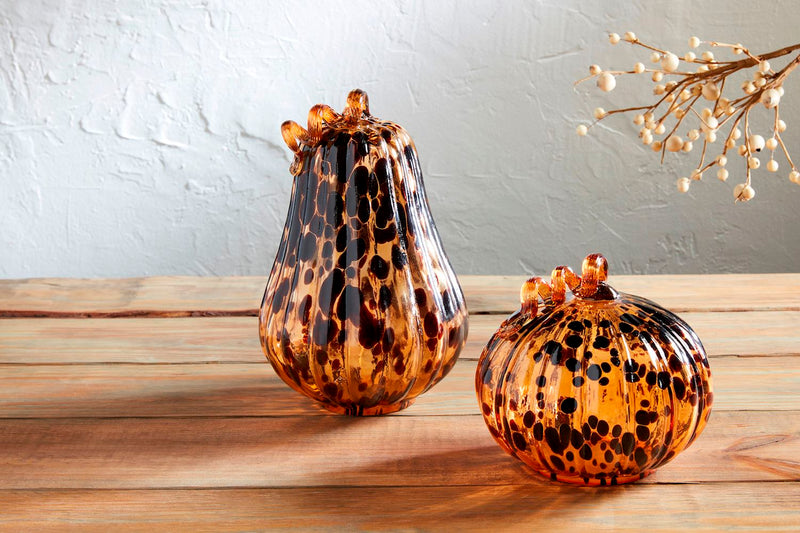 Tortoise Glass Pumpkin