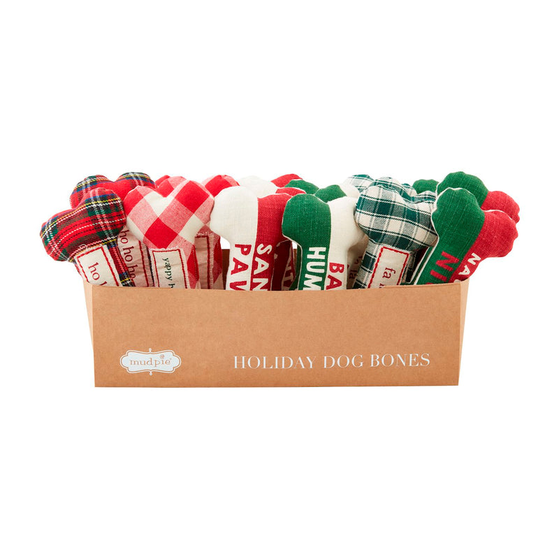 Christmas Dog Bone Toy