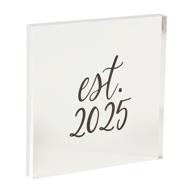 Est 2025 Plaque