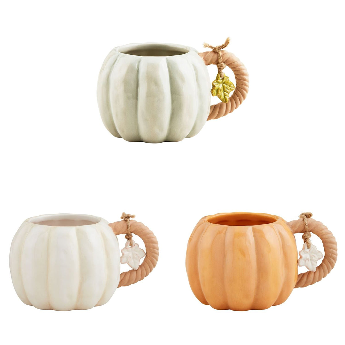 Twisted Stem Pumpkin Mug