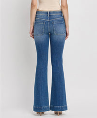 Trouser Hem Flare Jeans