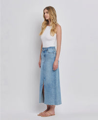 Denim Maxi Skirt