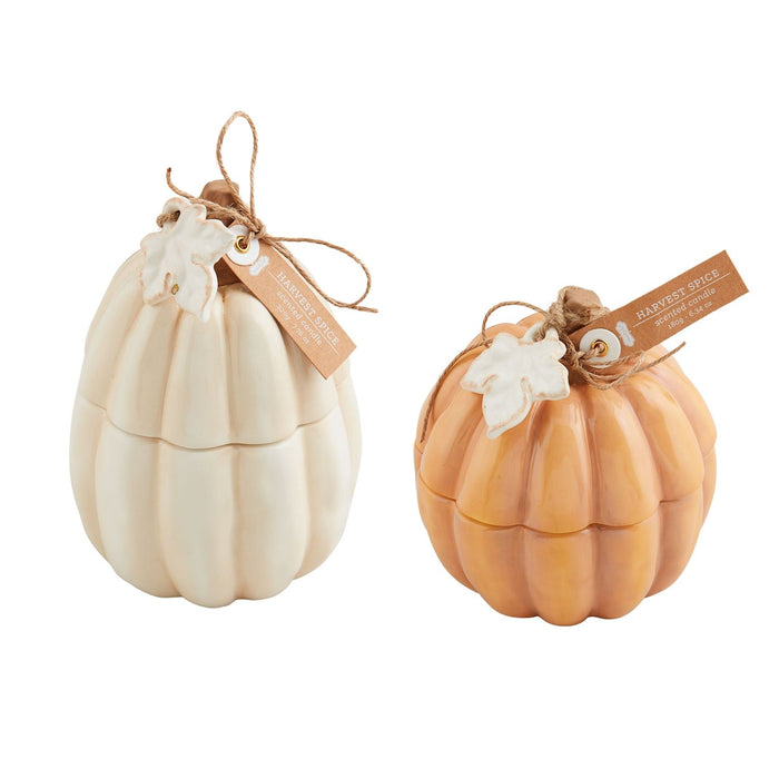 Ceramic Pumpkin Candle