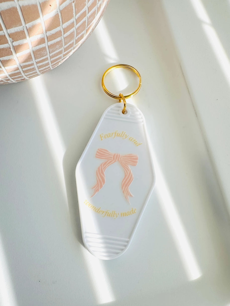 Fearfully Wonderfully Motel Keychain