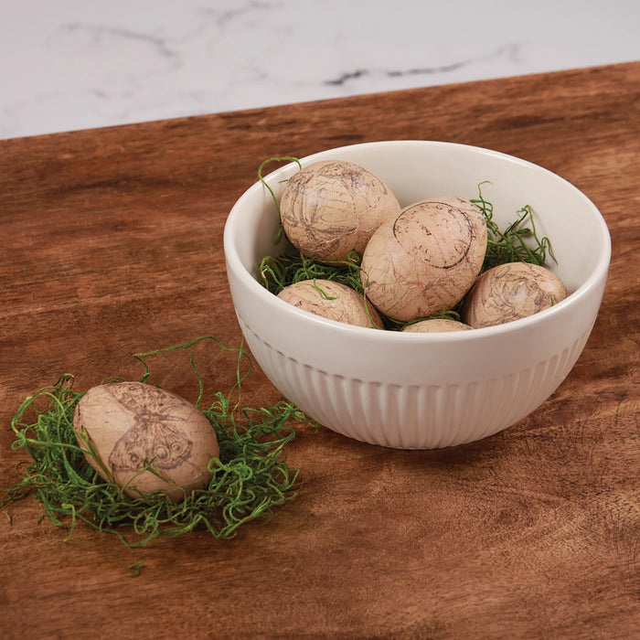 Vintage Paper Wooden Eggs