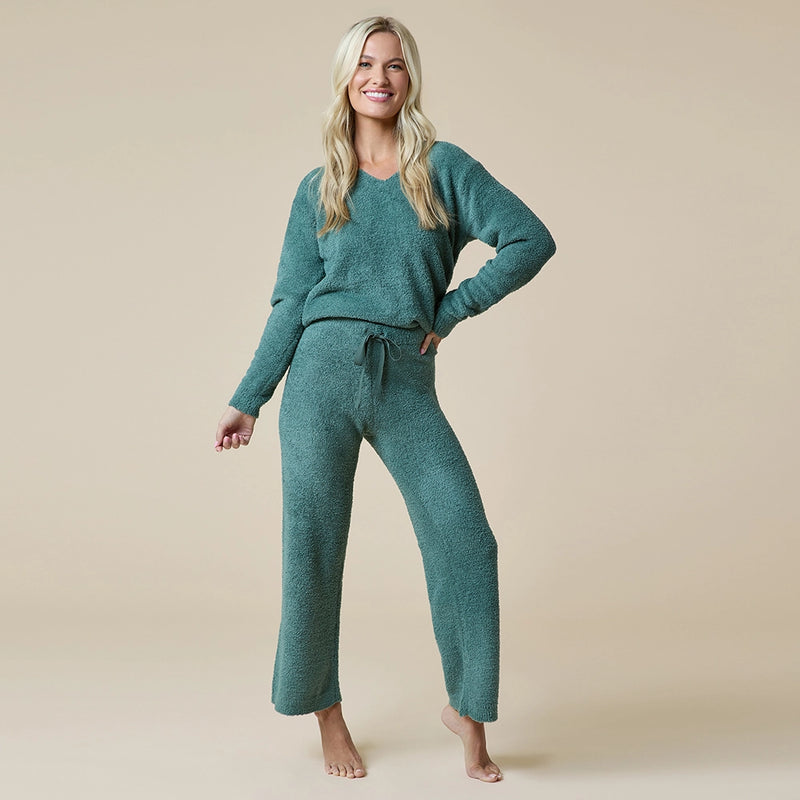 Marshmallow V Neck Lounge Set