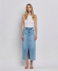 Denim Maxi Skirt