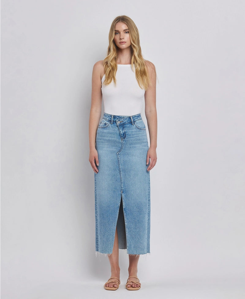 Denim Maxi Skirt