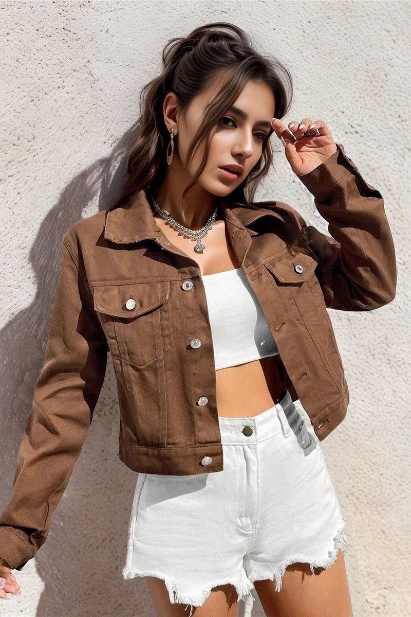 Crop Denim Jacket