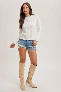 Scallop Edge Sweater