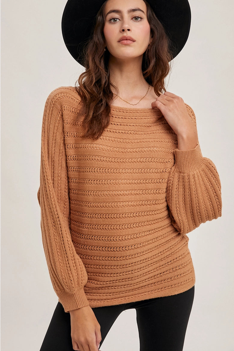 Textured Versatile Pullover