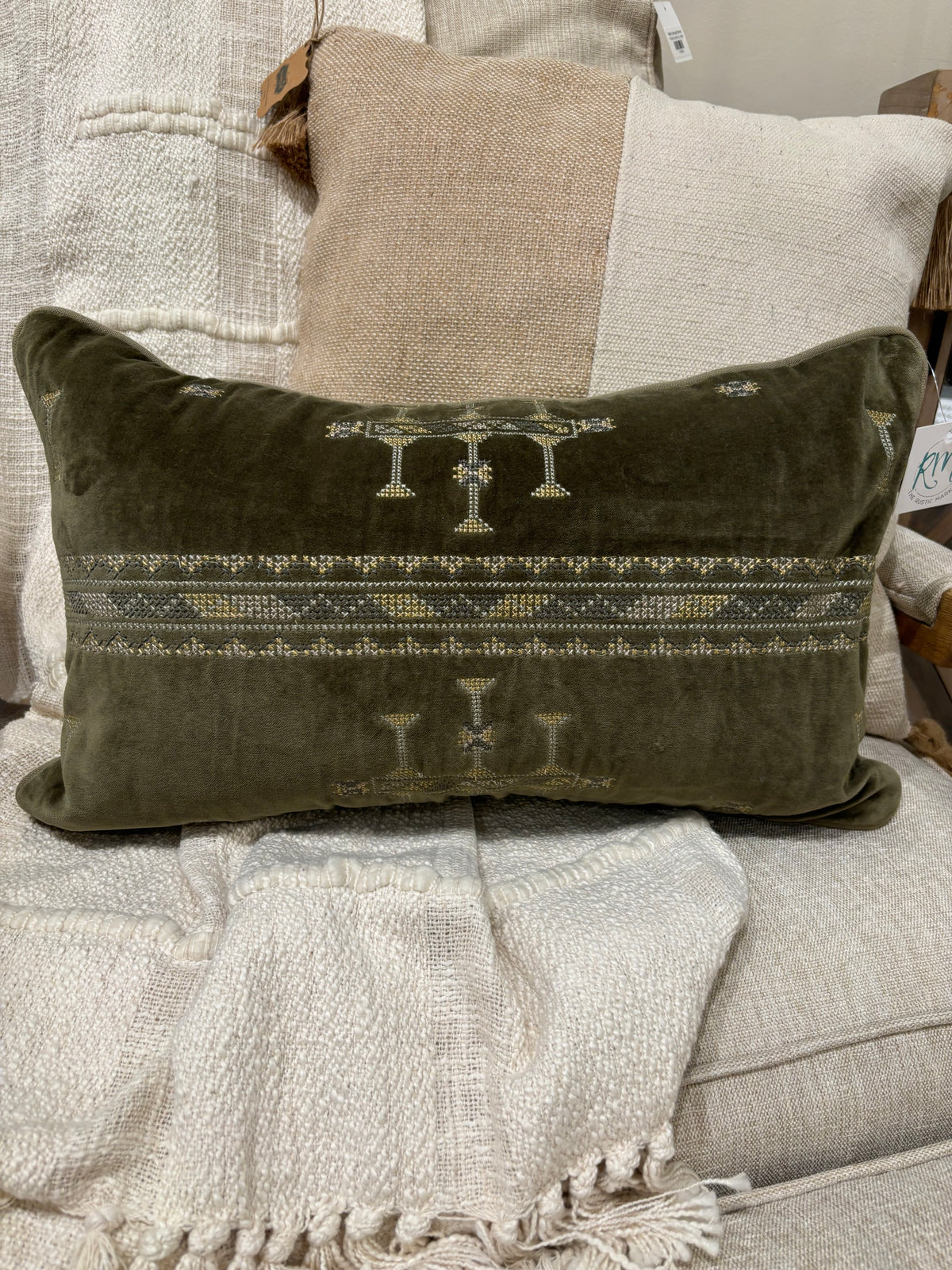 Velour Throw Pillow