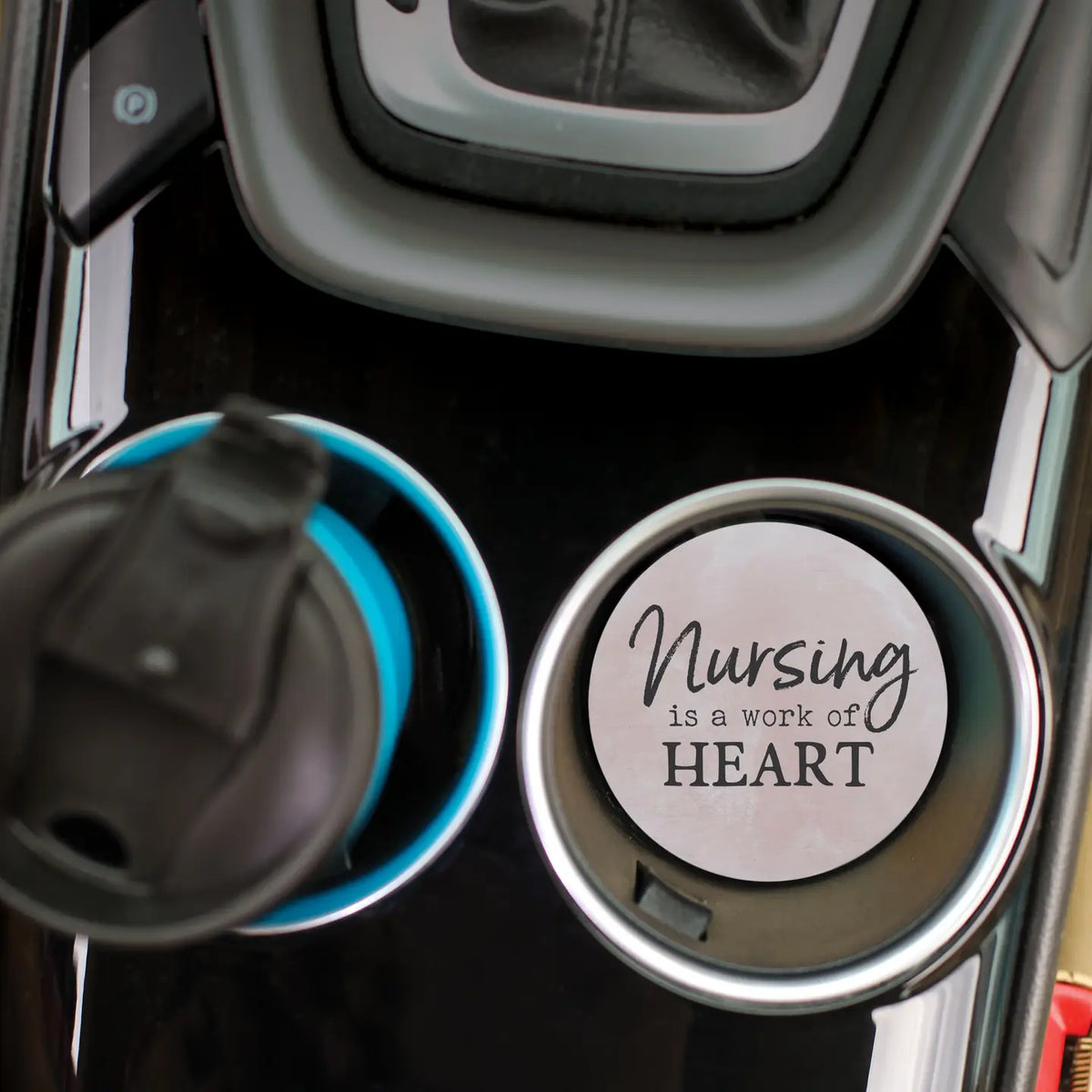 Nursing Work of Heart Car Coaster