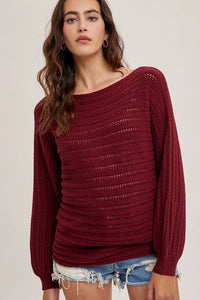 Textured Versatile Pullover