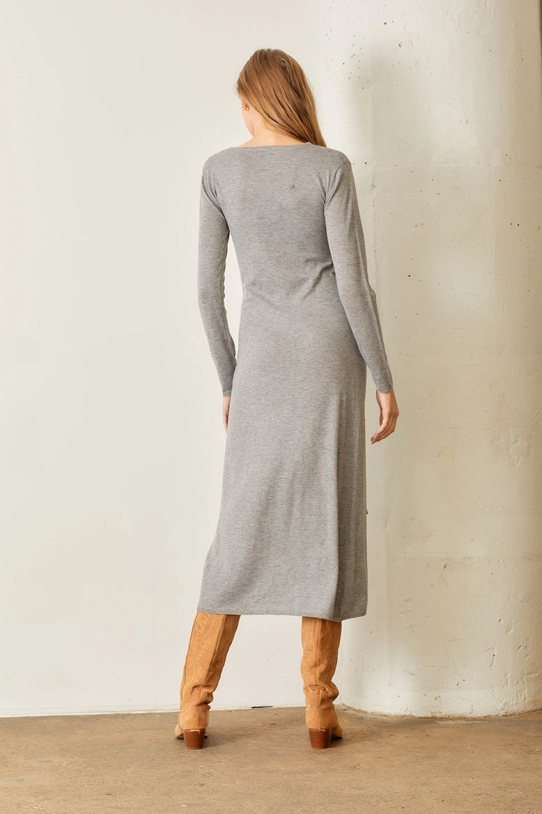 Wrap Sweater Dress