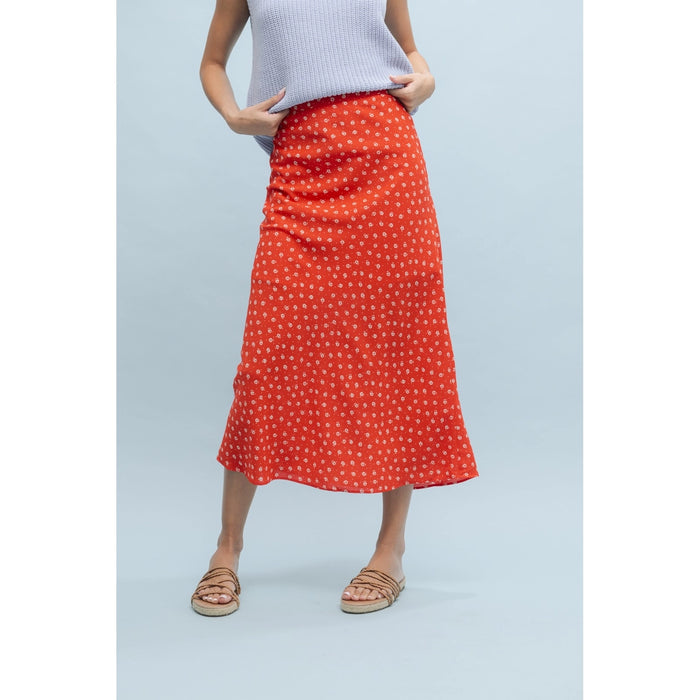 Floral Midi Skirt