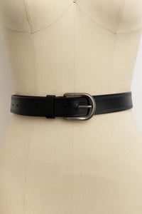 Pattern Pressed Leather Belt